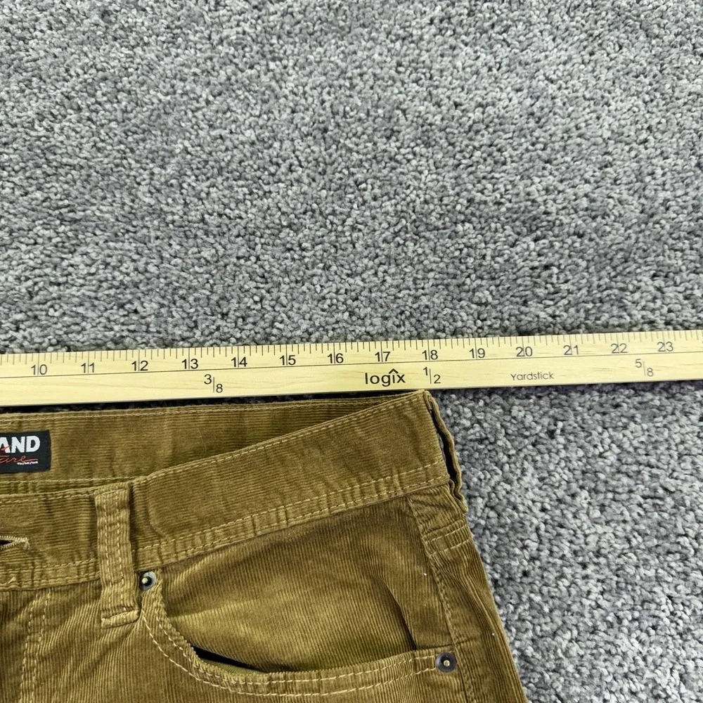 Kirkland Signature Pants Mens 36x30 Brown Corduroy Khakis Stretch Casual Pockets
